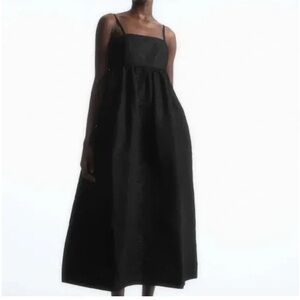 COS Black Midi Dress